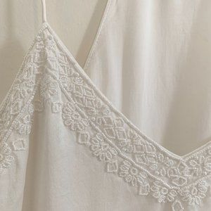 CAMI NYC beaded Silk-charmeuse Camisole